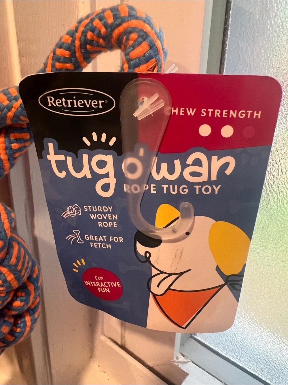 Retriever Tug o' War Rope Tug Toy - Blue & Orange